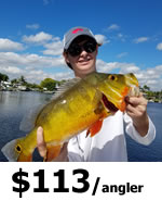 Ft Lauderdale Peacock Bass Fishing Charters