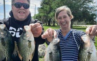 Many anglers fish largemouth bass but are Black crappie and White Crappie