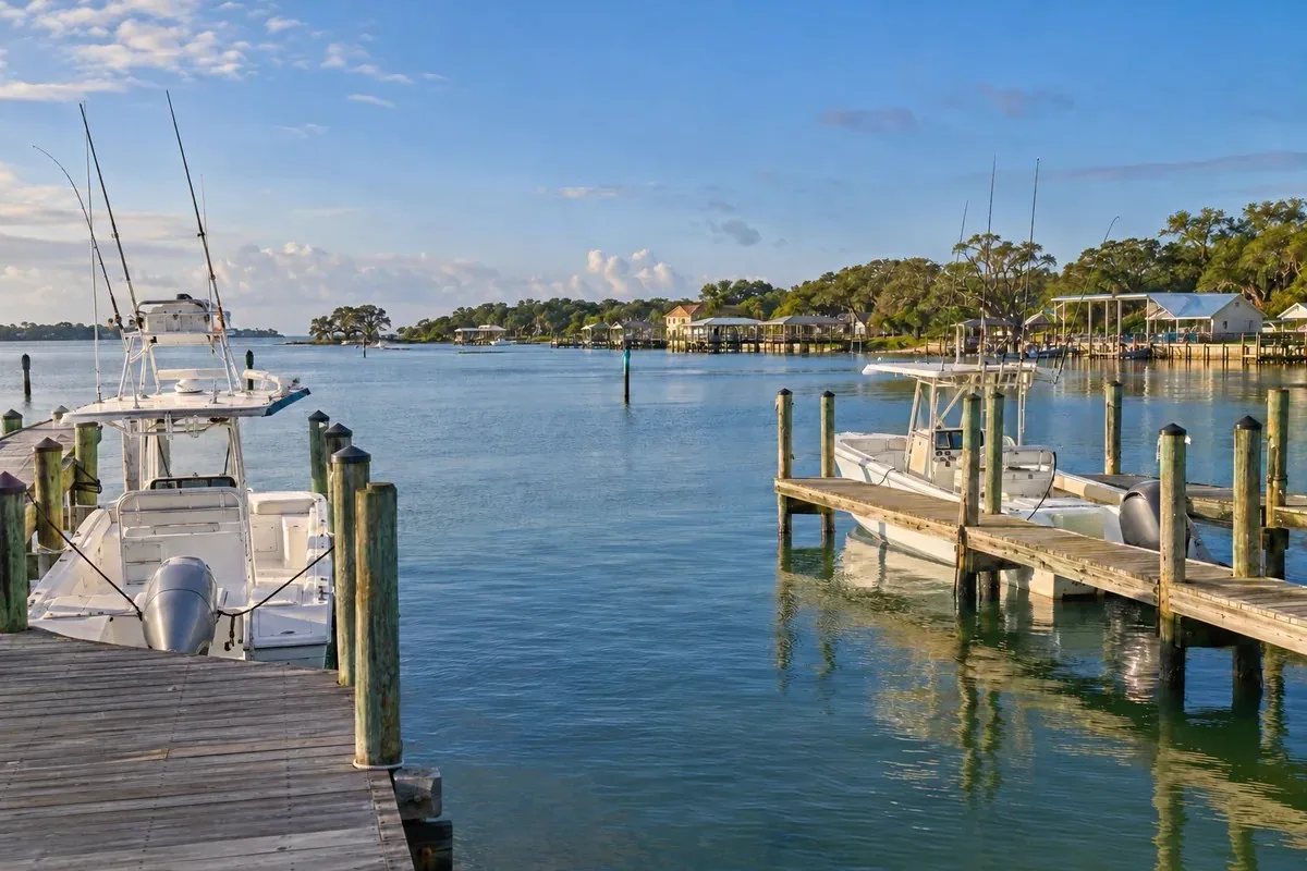 Boats at a marina in Panama City