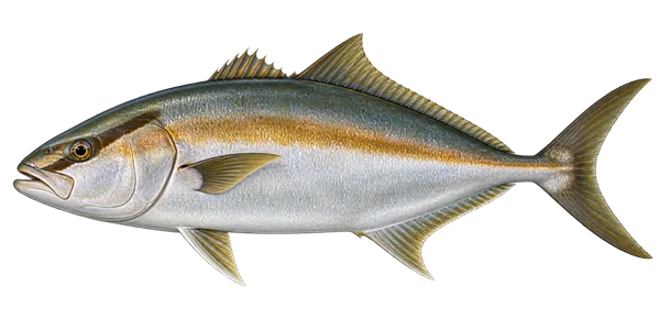 Illustration of a greater amberjack