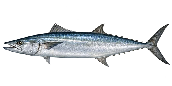 Illustration of a kingfish