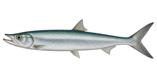 Illustration of a ladyfish